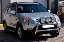 Honda CRV 2001–2006 Přední ochranný rám WT018 (nerez) fotografie 2