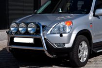 Honda CRV 2001–2006 Přední ochranný rám WT018 (nerez) fotografie 4