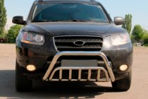 Hyundai Santa Fe 2 2006–2012 Bullbar WT002 (nerez) fotografie 1