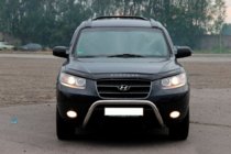 Hyundai Santa Fe 2 2006–2012 Bullbar WT007 (nerez) fotografie 3