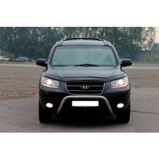 Bullbar WT007 (nerez) Hyundai Santa Fe 2 2006–2012 fotografie 3