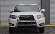 Hyundai Santa Fe 2 2006–2012 Přední ochranný rám WT018 (nerez) fotografie 2
