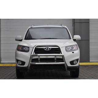 Přední ochranný rám WT018 (nerez) Hyundai Santa Fe 2 2006–2012 fotografie 2