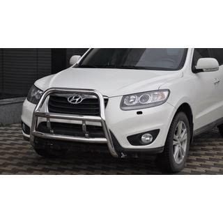 Přední ochranný rám WT018 (nerez) Hyundai Santa Fe 2 2006–2012 fotografie 3