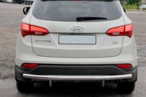 Hyundai Santa Fe 3 2012–2018 Zadní ochranný oblouk AK002 (nerez) fotografie 1