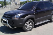Hyundai Tucson JM 2004– Bullbar WT002 (nerez) fotografie 3