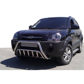 Bullbar WT002 (nerez) Hyundai Tucson JM 2004– fotografie 1