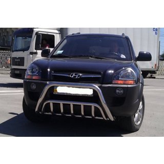 Bullbar WT002 (nerez) Hyundai Tucson JM 2004– fotografie 2