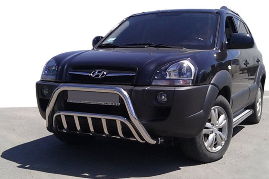 Hyundai Tucson JM 2004– Bullbar WT002 (nerez) Image