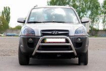 Hyundai Tucson JM 2004– Bullbar WT022 (nerez) fotografie 2
