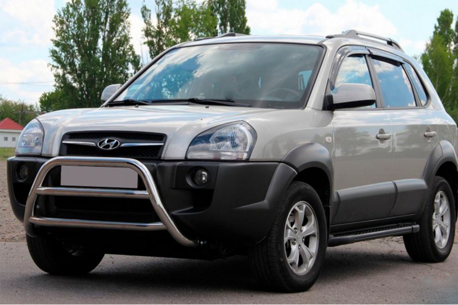 Hyundai Tucson JM 2004– Bullbar WT022 (nerez) Image