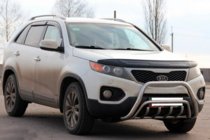 Kia Sorento II XM 2009–2014 Přední ochranný rám WT002/2 (nerez) fotografie 3