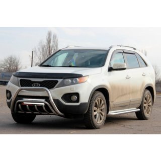 Přední ochranný rám WT002/2 (nerez) Kia Sorento II XM 2009–2014 fotografie 1