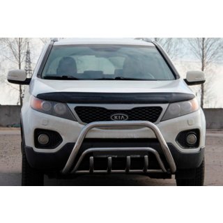 Přední ochranný rám WT002/2 (nerez) Kia Sorento II XM 2009–2014 fotografie 2