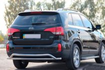 Kia Sorento II XM 2009–2014 Zadní ochranný rám AK007-2 (nerez) fotografie 2