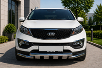 Kia Sorento II XM 2009–2014 Přední ochranný rám ST009-15 (2013-2015, nerez.) fotografie 1