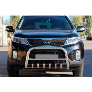 Nerezový bullbar WT021 (nerez) Kia Sorento II XM 2009–2014 fotografie 1