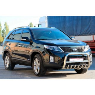 Nerezový bullbar WT021 (nerez) Kia Sorento II XM 2009–2014 fotografie 3