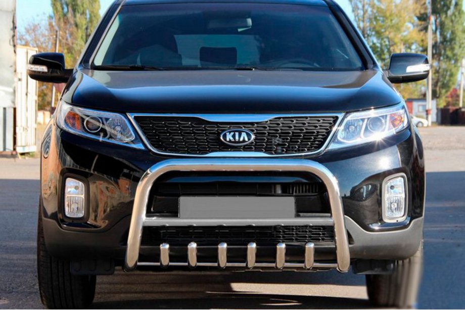 Kia Sorento II XM 2009–2014 Nerezový bullbar WT021 (nerez) Image