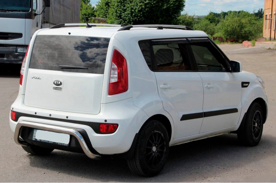 Kia Soul I 2008–2013 Zadní ochranný rám AK002 (nerez) Image