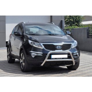 Nerezový přední ochranný rám (kengur) WT006 Kia Sportage 2010–2015 fotografie 2