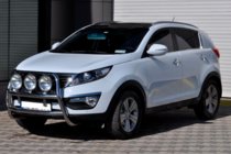 Kia Sportage 2010–2015 Přední ochranný rám WT018 (nerez) fotografie 3