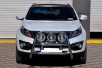 Kia Sportage 2010–2015 Přední ochranný rám WT018 (nerez) fotografie 2