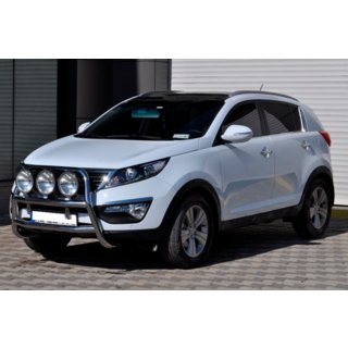 Přední ochranný rám WT018 (nerez) Kia Sportage 2010–2015 fotografie 3