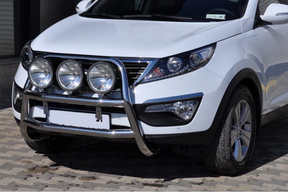 Kia Sportage 2010–2015 Přední ochranný rám WT018 (nerez) Image