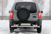 Chevrolet Niva 1998–2020 Zadní ochranný oblouk AK015 (nerez) fotografie 2