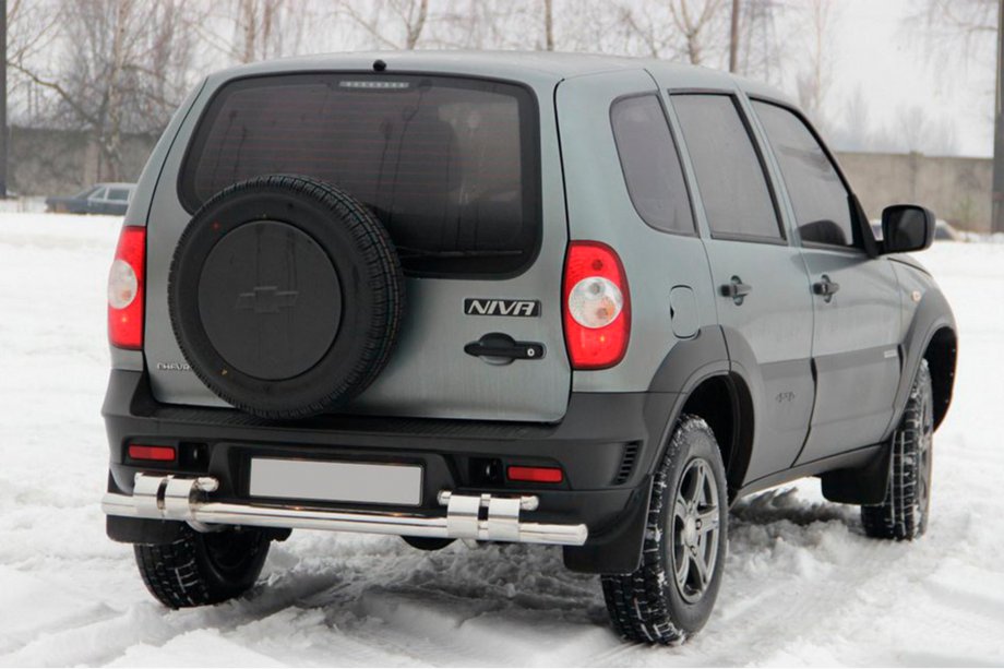 Chevrolet Niva 1998–2020 Zadní ochranný oblouk AK015 (nerez) Image