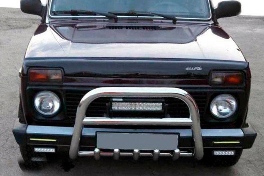 Lada Niva a Urban 1977– Přední nerezový ochranný rám (kengur) QT006 Image
