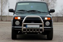 Lada Niva a Urban 1977– Přední ochranný rám QT007 (nerez) fotografie 1