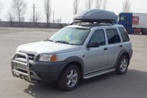 Land Rover Freelander I 1997–2006 Přední ochranný rám QT007 (nerez) fotografie 4