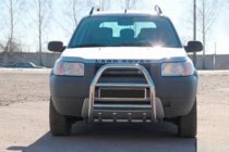 Land Rover Freelander I 1997–2006 Přední ochranný rám QT007 (nerez) fotografie 1