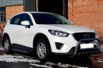 Mazda CX-5 2012–2017 Přední ochranný rám WT021 (nerez) fotografie 2