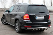 Mercedes GL třída X164 2006–2012 Zadní rám AK-style (nerez) fotografie 3