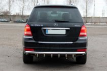 Mercedes GL třída X164 2006–2012 Zadní rám AK-style (nerez) fotografie 2