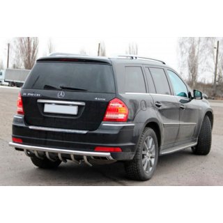 Zadní rám AK-style (nerez) Mercedes GL třída X164 2006–2012 fotografie 1