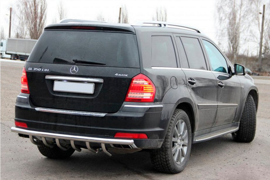 Mercedes GL třída X164 2006–2012 Zadní rám AK-style (nerez) Image