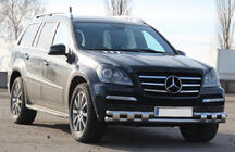 Mercedes GL třída X164 2006–2012 Přední ochranný rám ST015 (nerez) fotografie 3