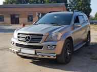 Mercedes GL třída X164 2006–2012 Přední ochranný rám ST015 (nerez) fotografie 4