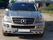 Mercedes GL třída X164 2006–2012 Přední ochranný rám ST015 (nerez) fotografie 5