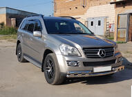 Mercedes GL třída X164 2006–2012 Přední ochranný rám ST015 (nerez) fotografie 7