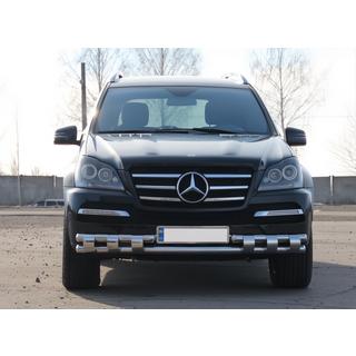 Přední ochranný rám ST015 (nerez) Mercedes GL třída X164 2006–2012 fotografie 2