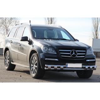 Přední ochranný rám ST015 (nerez) Mercedes GL třída X164 2006–2012 fotografie 3