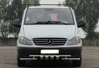 Mercedes Vito W639 2004–2014 Přední ochranný rám Shark ST015 (nerez) fotografie 1