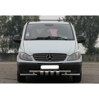 Přední ochranný rám Shark ST015 (nerez) Mercedes Vito W639 2004–2014 fotografie 1