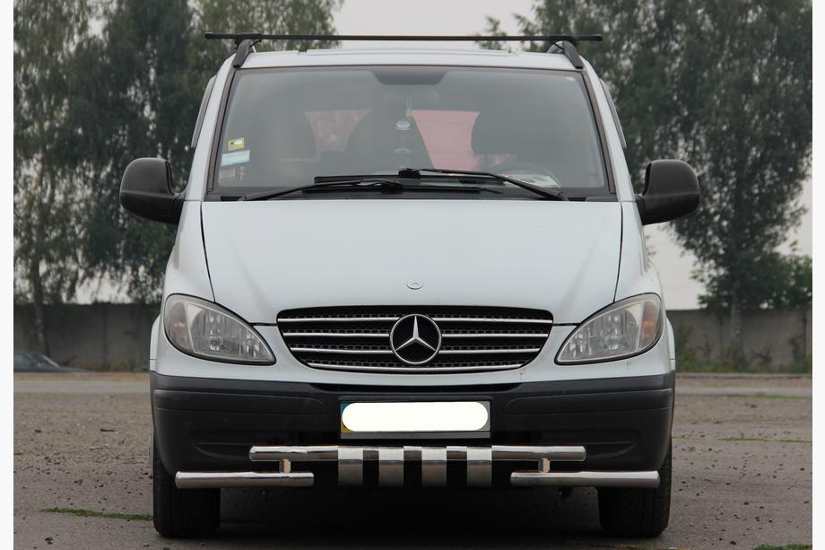 Mercedes Vito W639 2004–2014 Přední ochranný rám Shark ST015 (nerez) 2010–2015 Image