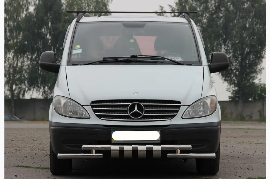Mercedes Vito W639 2004–2014 Přední ochranný rám Shark ST015 (nerez) Image